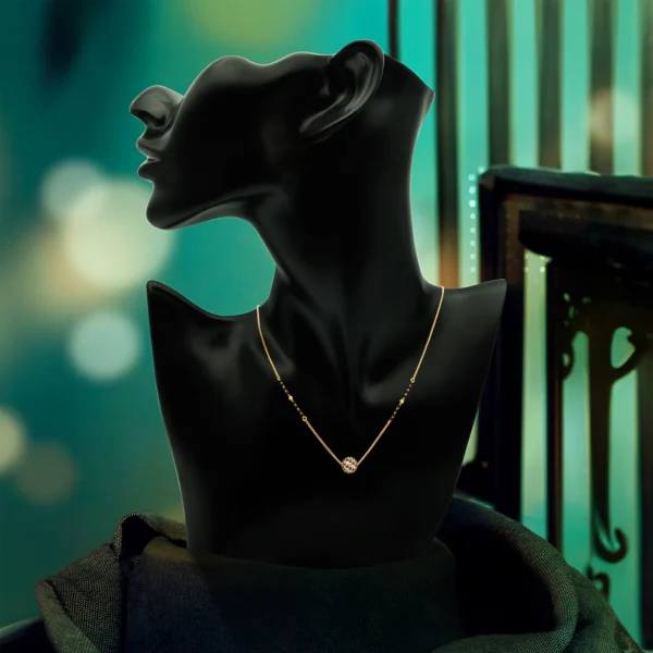 22K Gold Ball Mangalsutra (5.85G) - Image 3