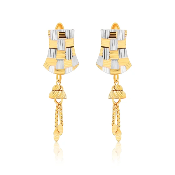 22K Gold Earrings (3.25G)