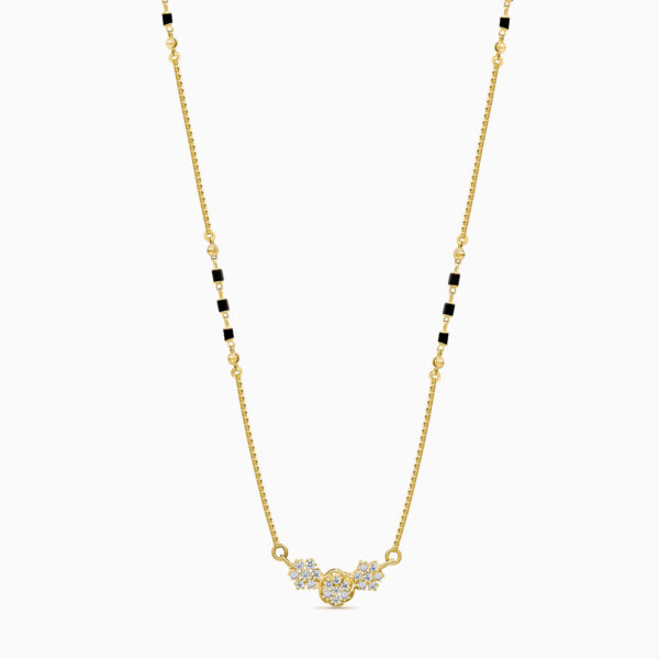 22K Gold CZ Mangalsutra (6.20G)