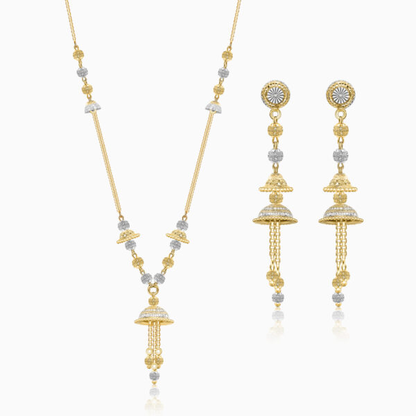 22K Gold Necklace Set (18.75G)