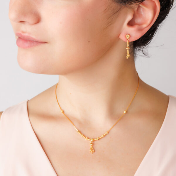 22K Gold Necklace Set (9.45G) - Image 2