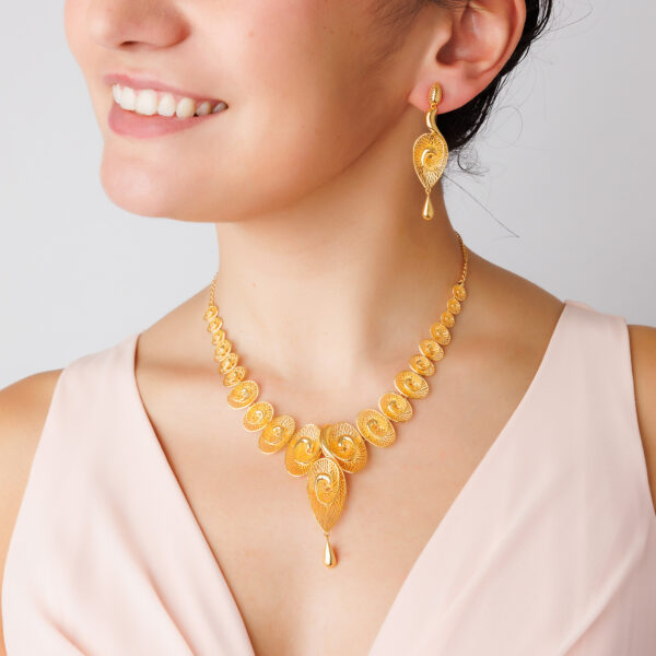 22K Gold Necklace Set (43.15G) - Image 2
