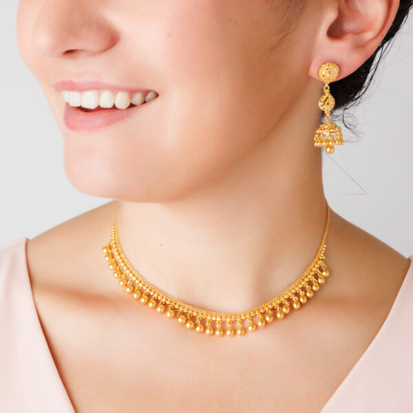 22K Gold Necklace Set (35.35G) - Image 2